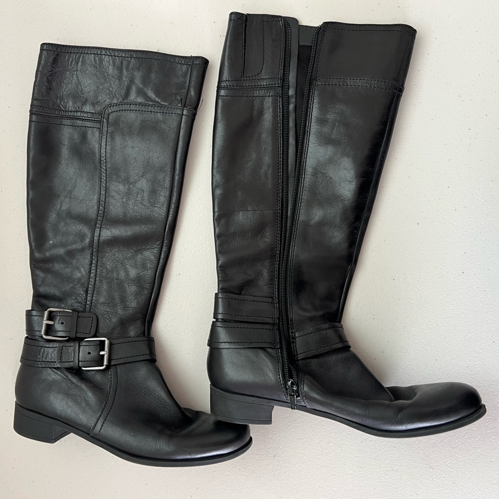 Nine West Black Boots Size 6.5M